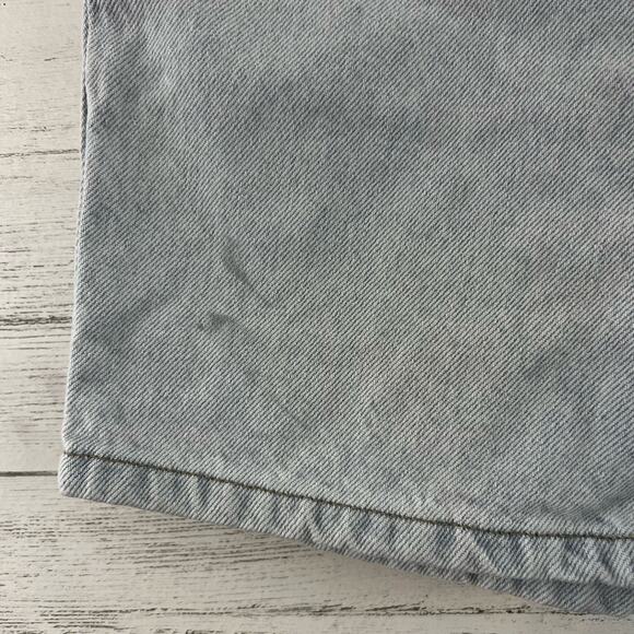 Levi’s Light Wash 550 Orange Tab Bermuda Denim Shorts Size 32 - Picture 4 of 9